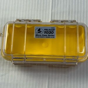 Pelican 1030 Micro Case Yellow. Excellent Condition